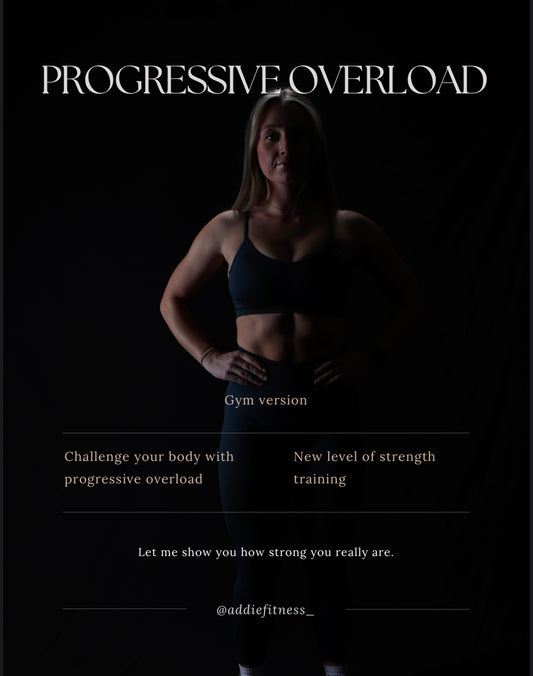 Progressive Overload Program GYM version